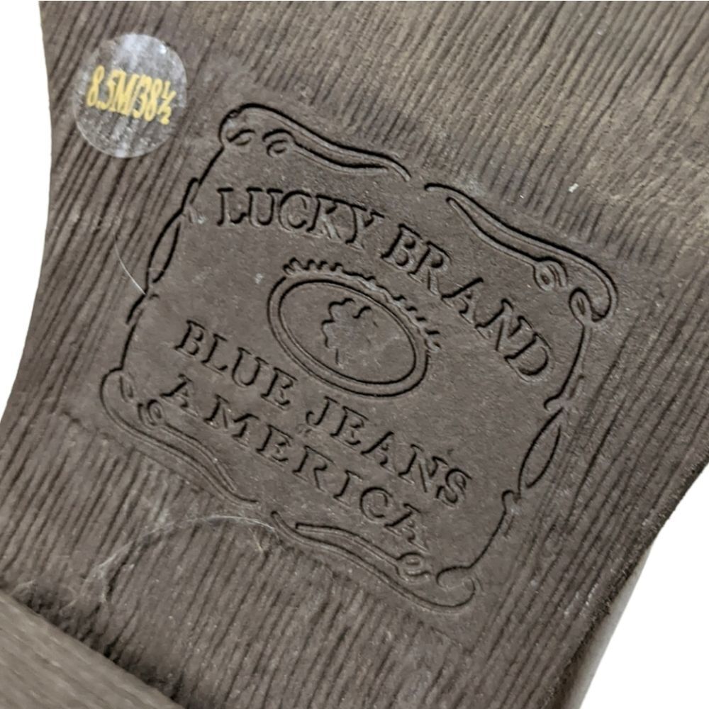 LUCKY BRAND Butler Leather Studded Ankle Boots 8.5 - Picture 9 of 10